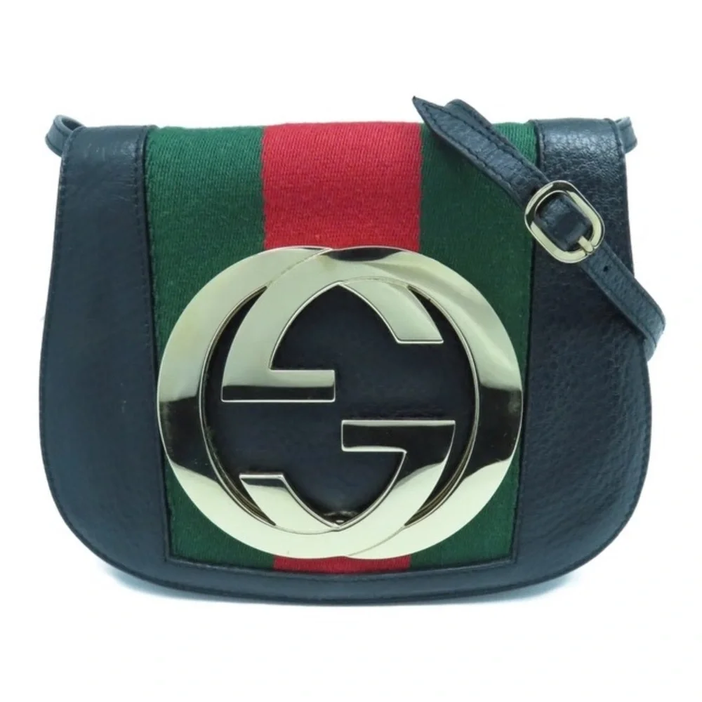 GUCCI Soho Interlocking G sherry line crossbody - Picture 1 of 11